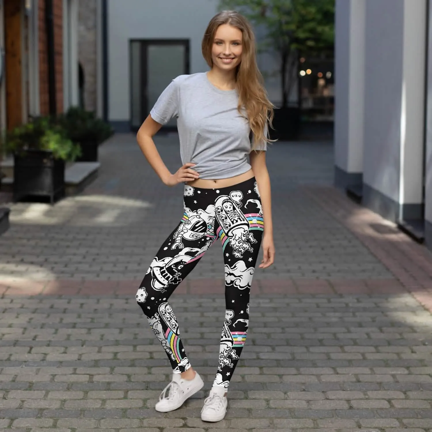 Galactic Dreams High-Performance Leggings for Women