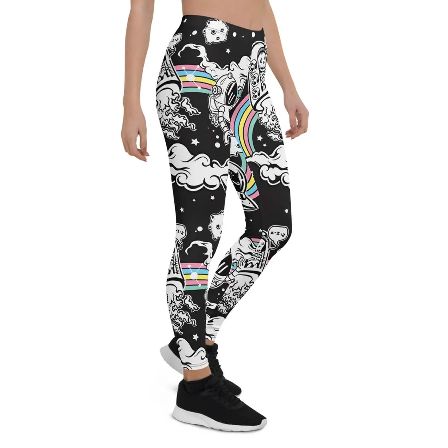Galactic Dreams High-Performance Leggings for Women