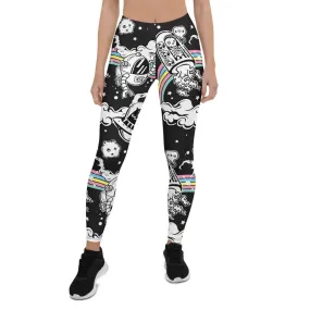Galactic Dreams High-Performance Leggings for Women