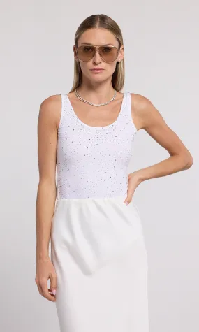 Gigi Crystal Jersey Bodysuit