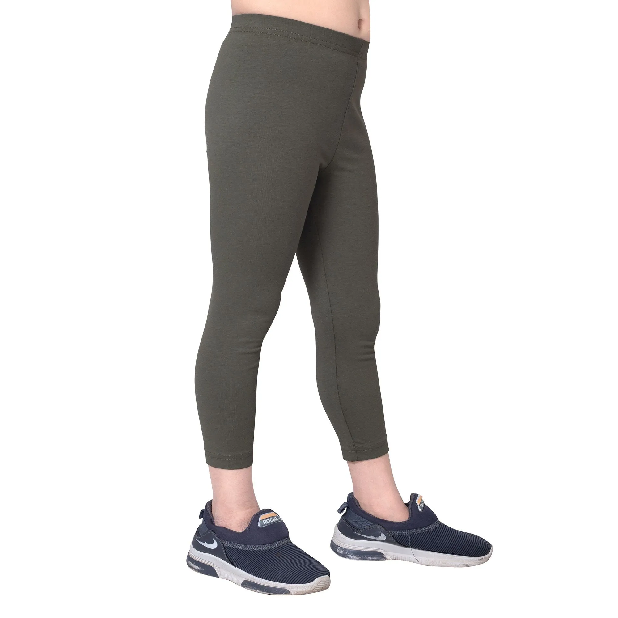 Girls Dark Henna Ankle Length Legging