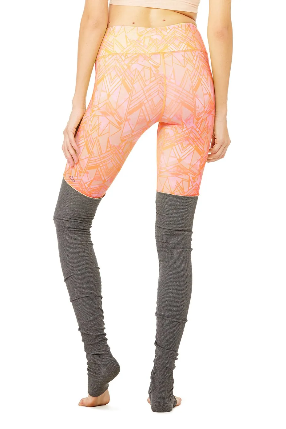 Goddess Legging - Print - Guava Indio/Stormy Heather