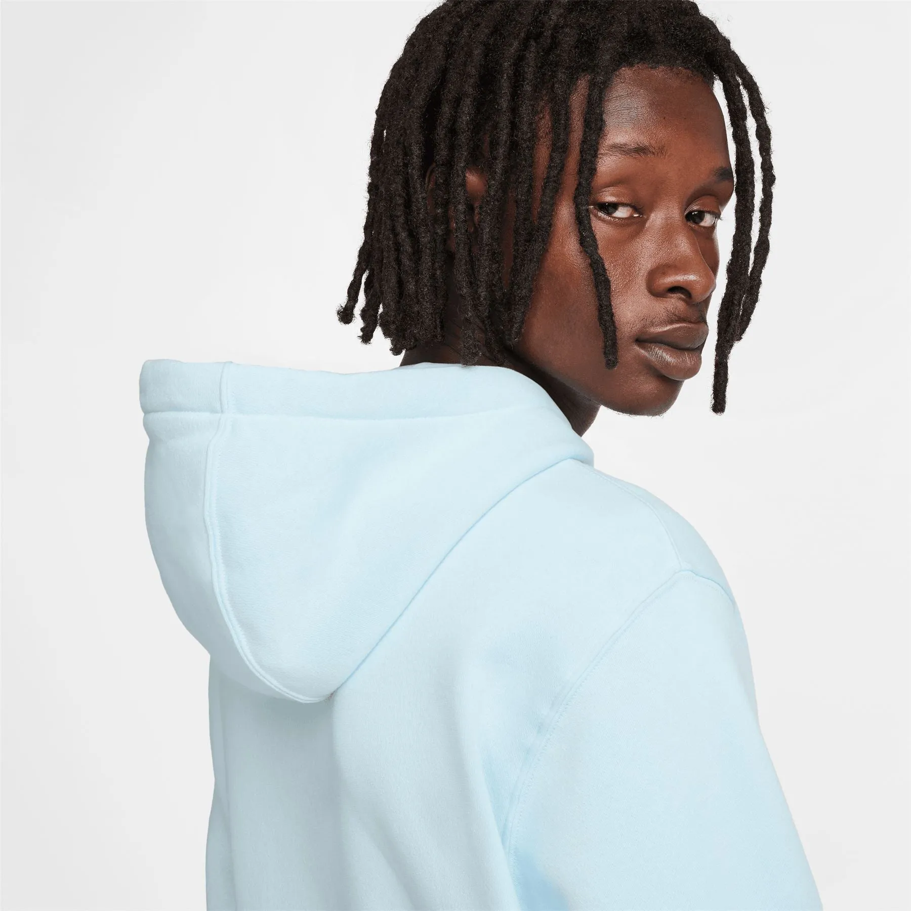 Golf Club Fleece Hoodie Glacier Blue/White - 2024