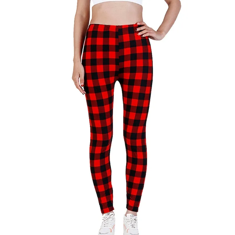 Graffiti Leggings Floral Patterned Print For Women Leggings Houndstooth Sale Elastic Design Vintage Leggings W056