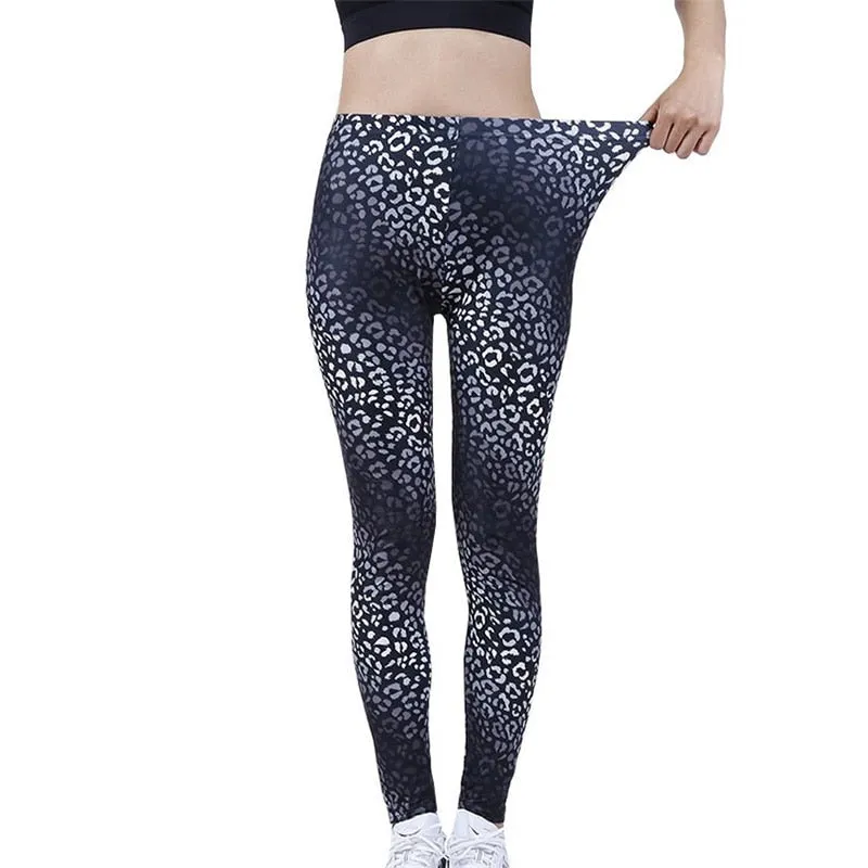 Graffiti Leggings Floral Patterned Print For Women Leggings Houndstooth Sale Elastic Design Vintage Leggings W056