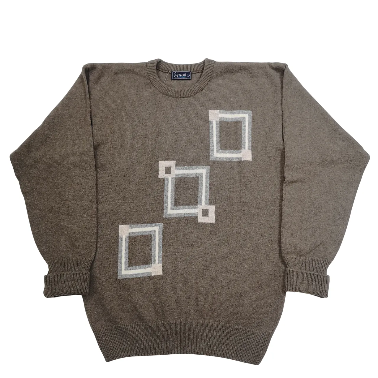 Grant Of Scotland LambsWool Brown Jersey