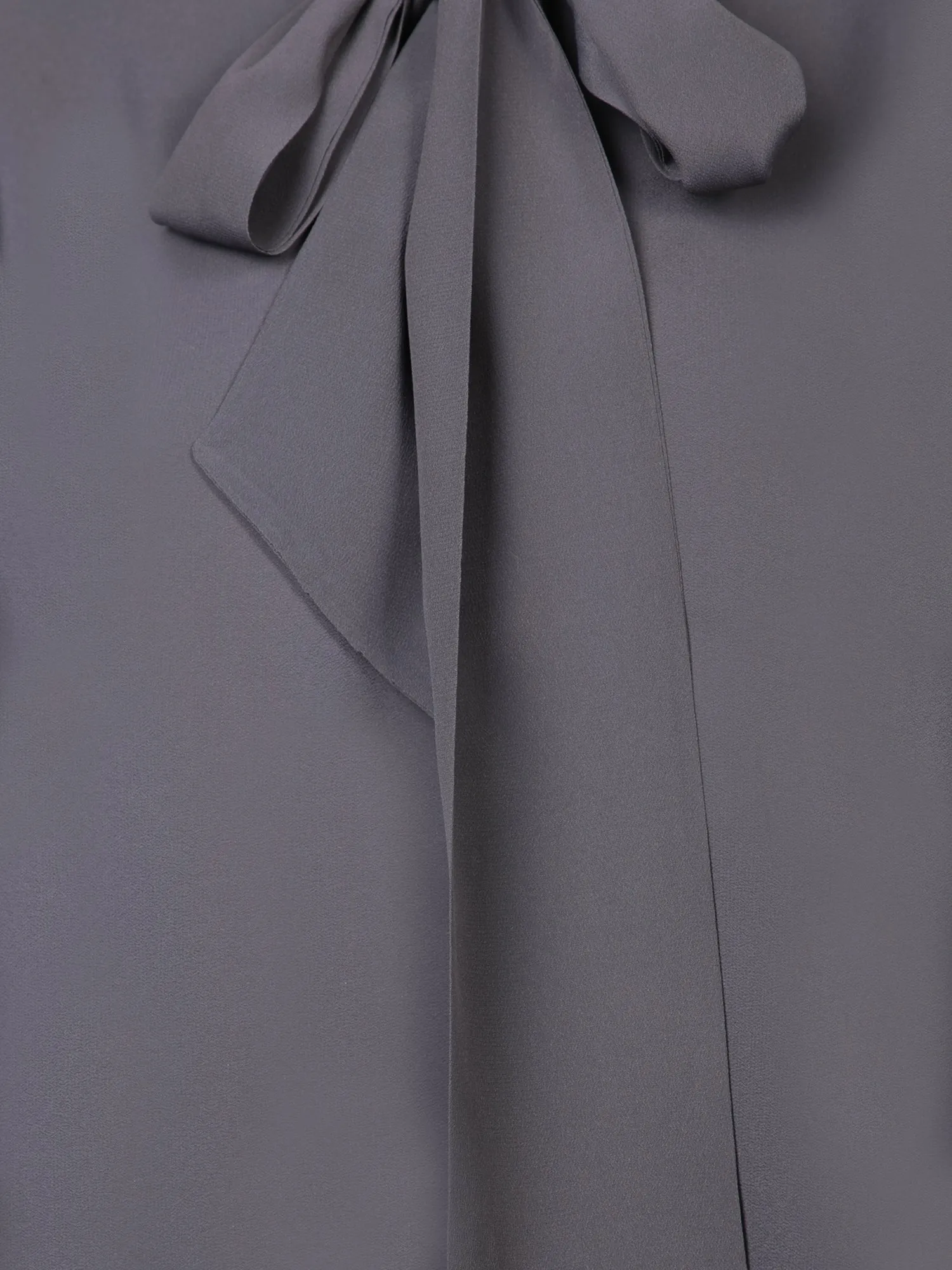Grey Silk Blend Tunic