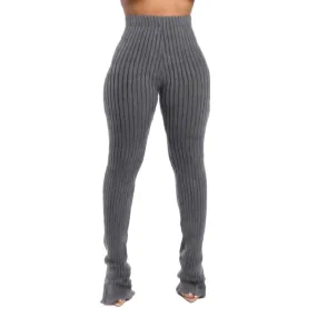 HAOYUAN Sexy Knitted Stacked Leggings