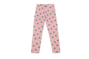 HAV Green Santa Hat Printed Leggings