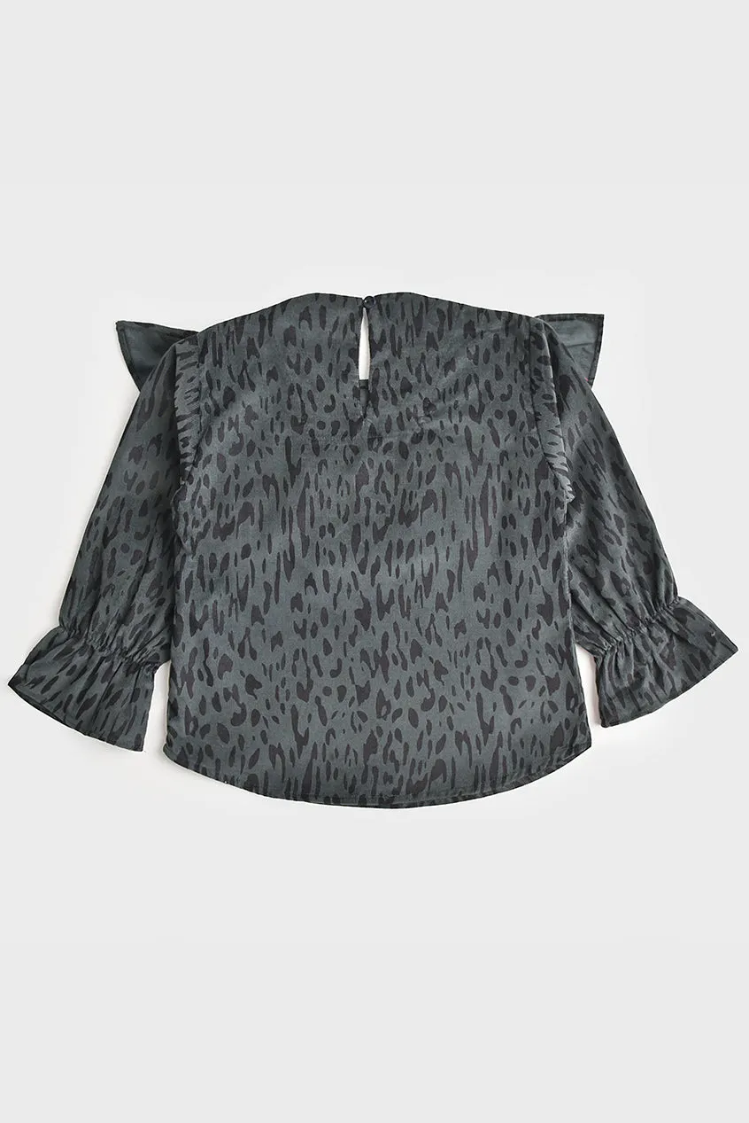 Henley Leopard Top