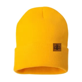 Herald School Bee Logo Cuffed Beanie with Tag (P1002-SP12)