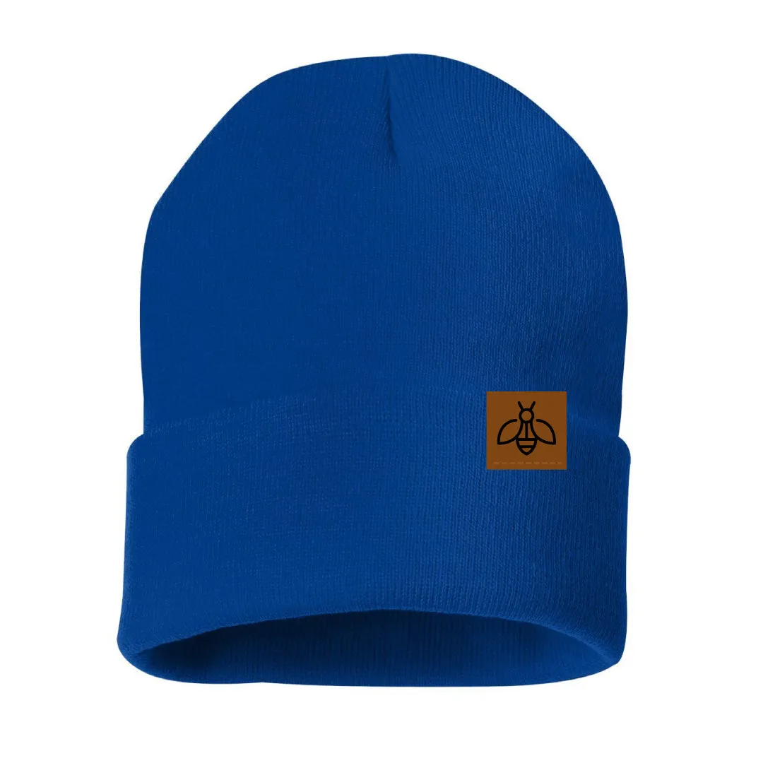 Herald School Bee Logo Cuffed Beanie with Tag (P1002-SP12)