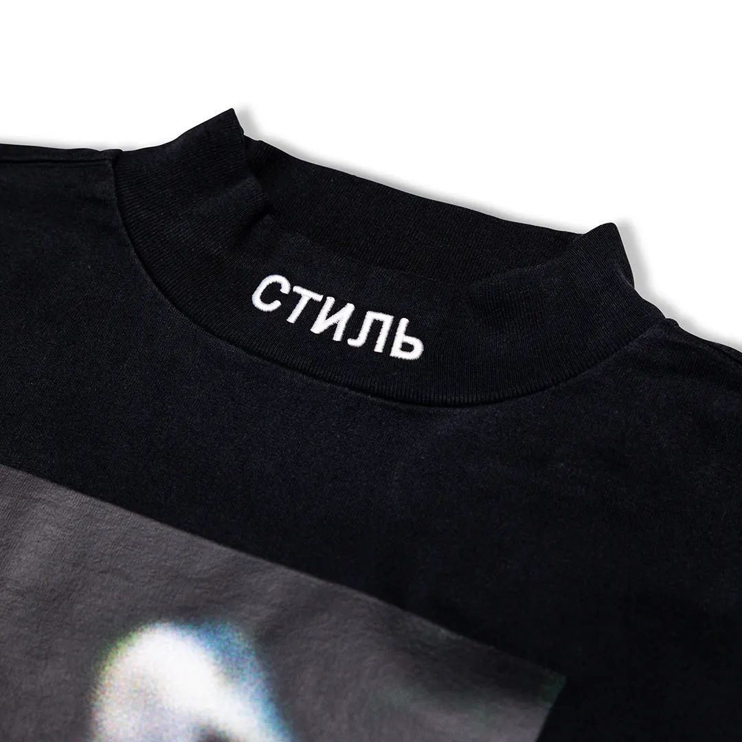 HERON PRESTON SS Turtleneck Censored Heron- Black - Small