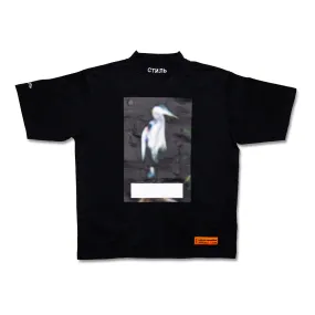 HERON PRESTON SS Turtleneck Censored Heron- Black - Small