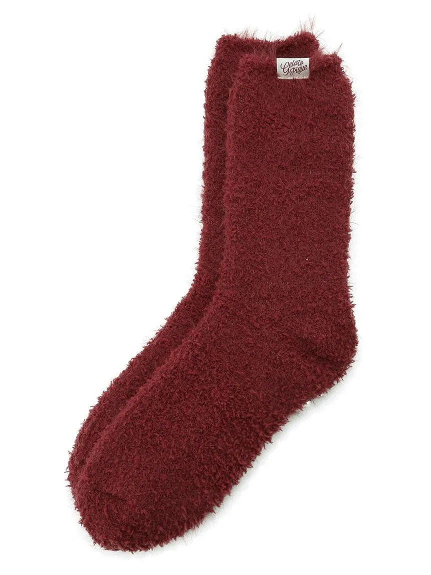 HOLIDAY Feather Fuzzy Socks