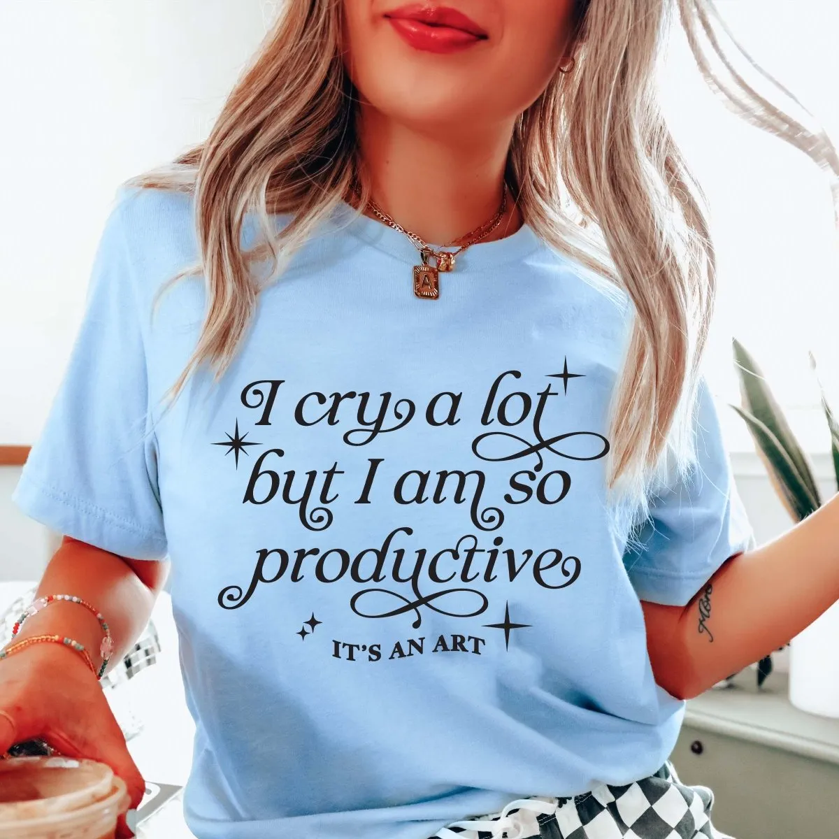 I Cry A Lot Wholesale Graphic Tee - Fast Shipping