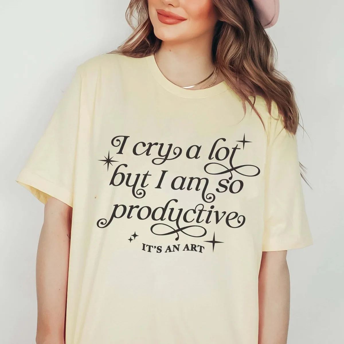 I Cry A Lot Wholesale Graphic Tee - Fast Shipping