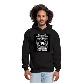 I Love My Pug Men's Hoodie