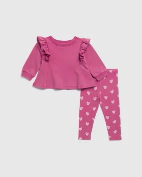 Infant Girls Lovebug Long Sleeve Set