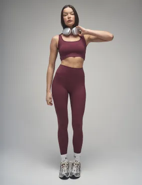 Kaiia Sculpt Leggings Burgundy