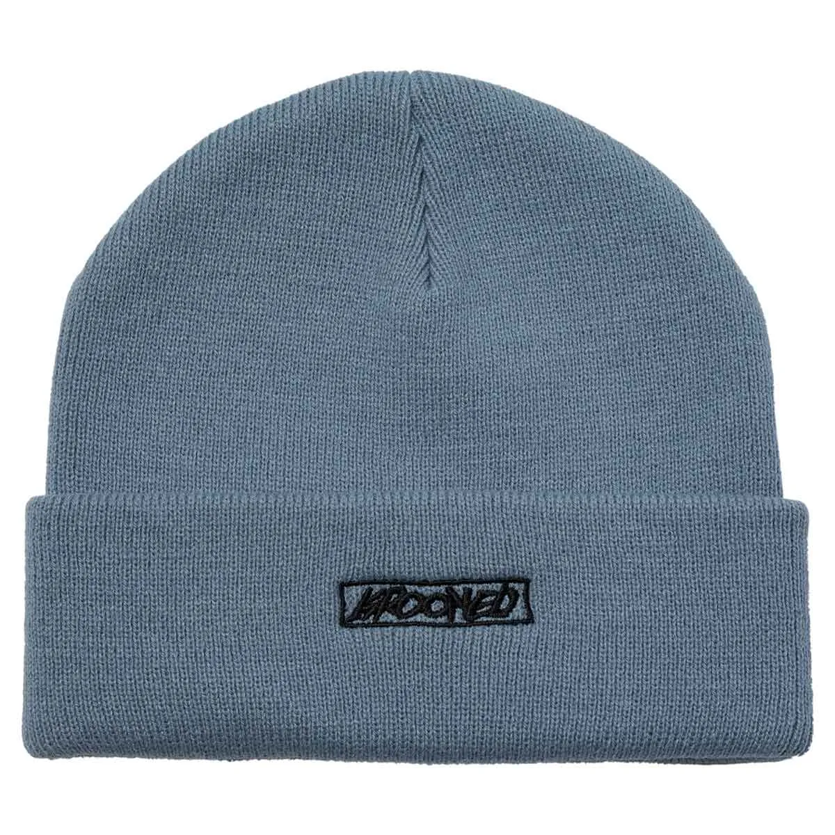 Krooked - Moonsmile Script Cuff Beanie Blue/Black