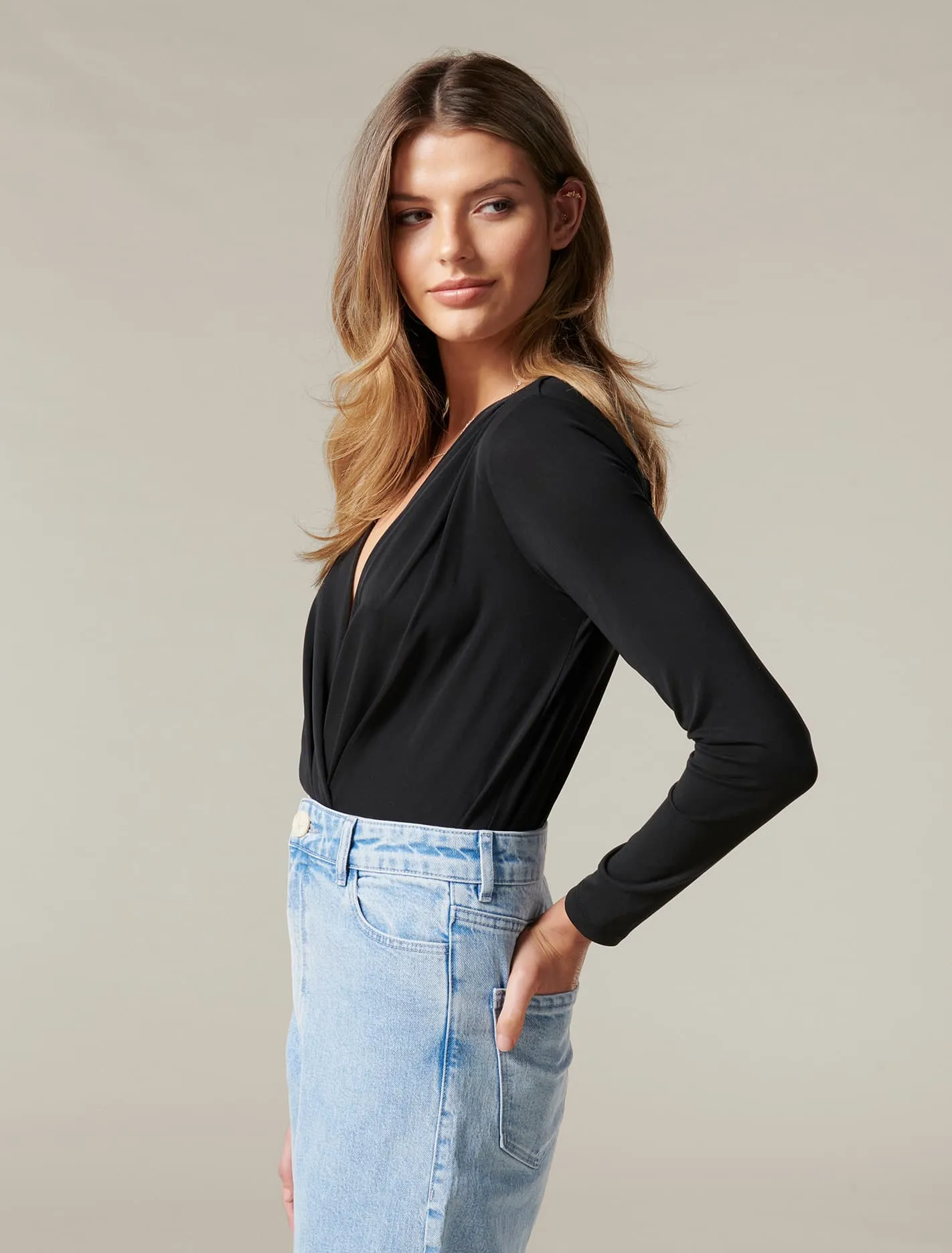 Kylie Cross Front Bodysuit