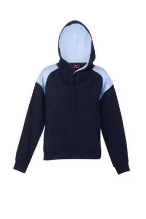 Ladies Shoulder Contrast Hoodie