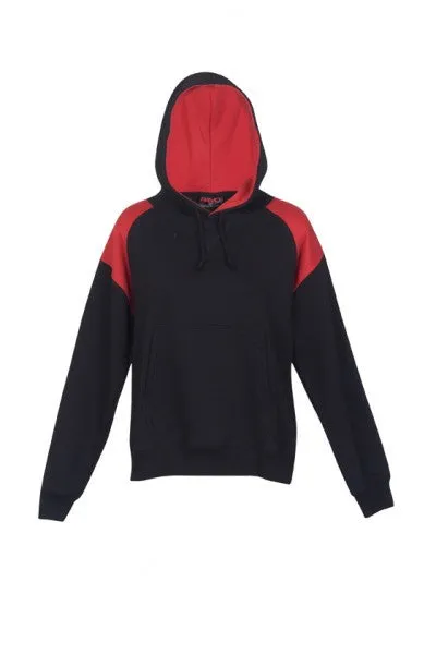 Ladies Shoulder Contrast Hoodie