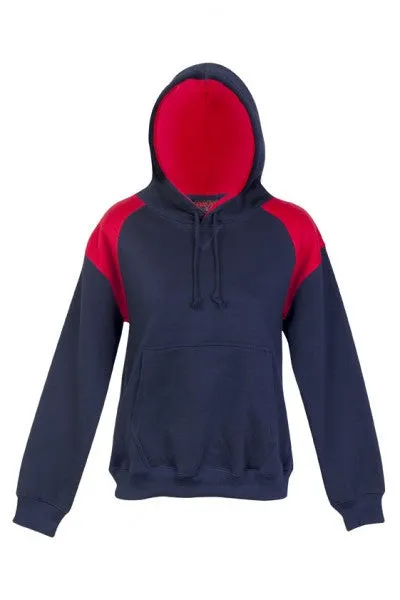 Ladies Shoulder Contrast Hoodie