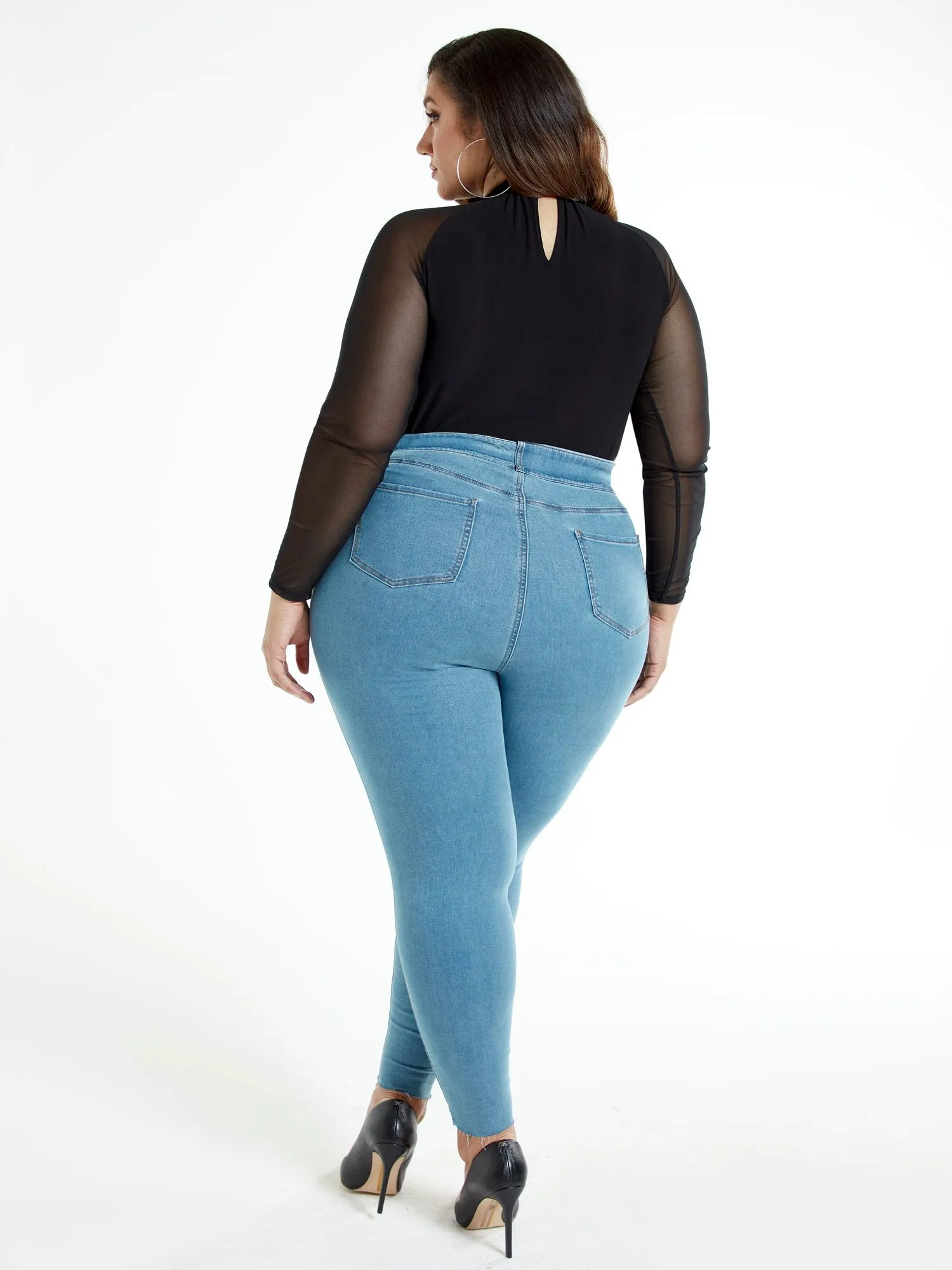 Laurie Mesh Sleeve Bodysuit