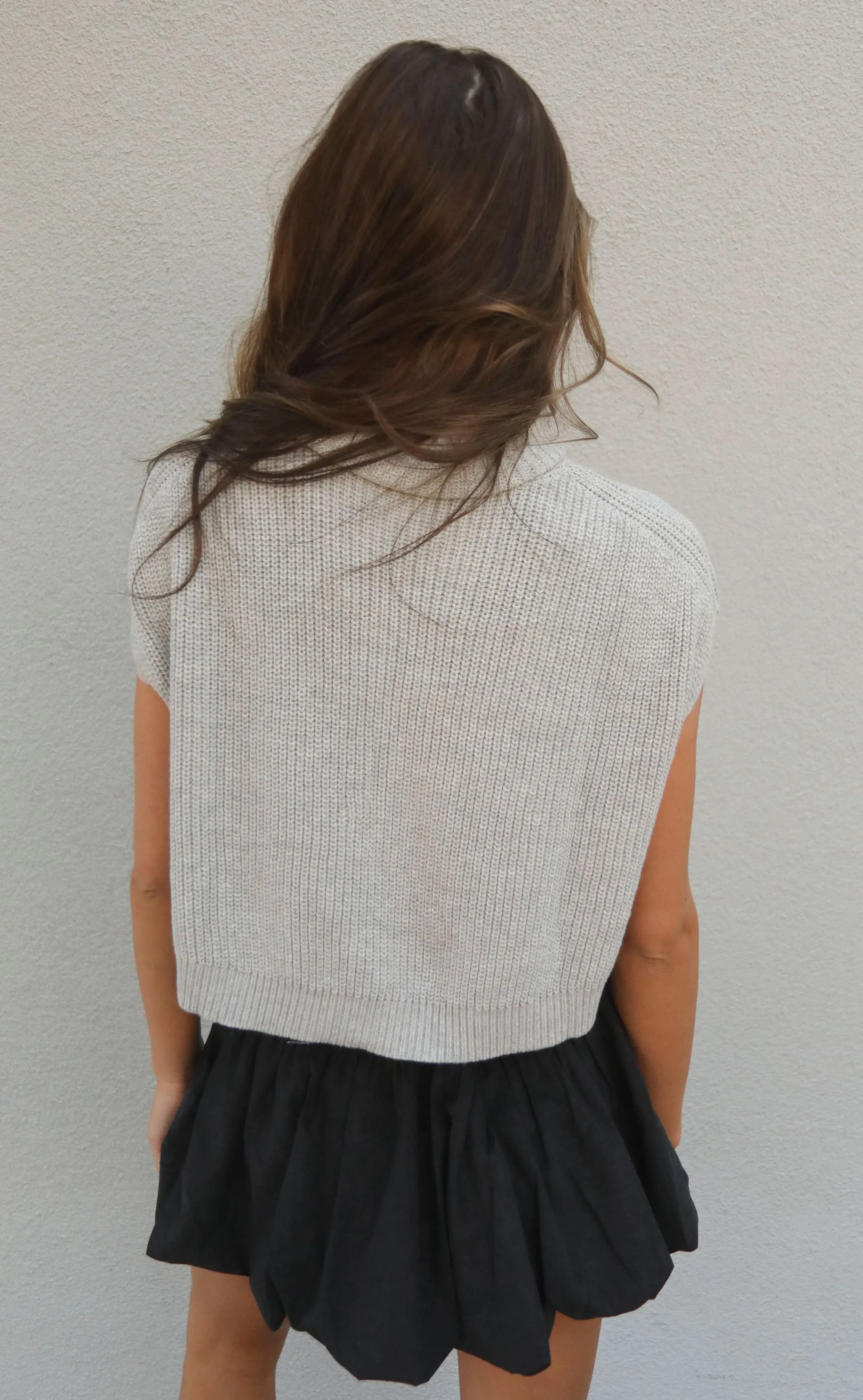 let it happen top - grey