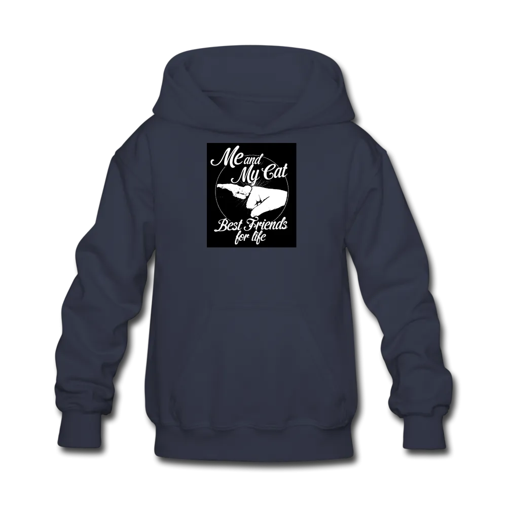 Me And My Cat Best Friends For Life Kids' Hoodie