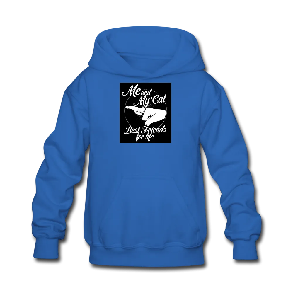 Me And My Cat Best Friends For Life Kids' Hoodie