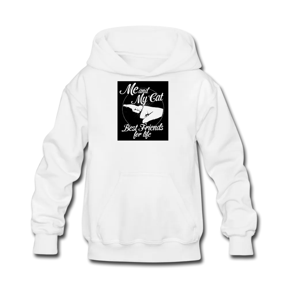 Me And My Cat Best Friends For Life Kids' Hoodie