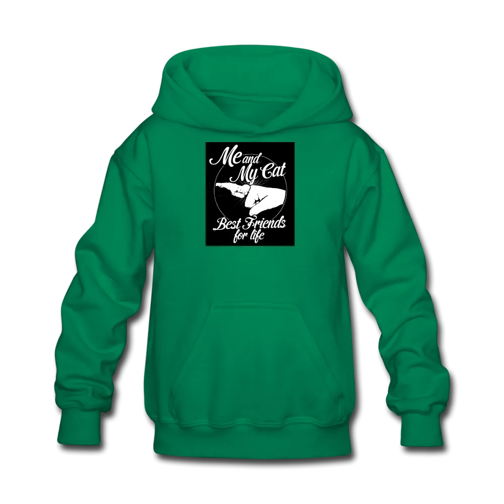Me And My Cat Best Friends For Life Kids' Hoodie