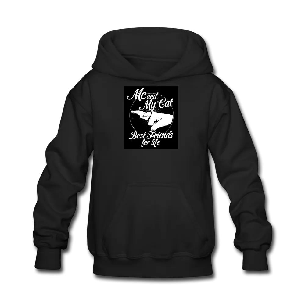 Me And My Cat Best Friends For Life Kids' Hoodie