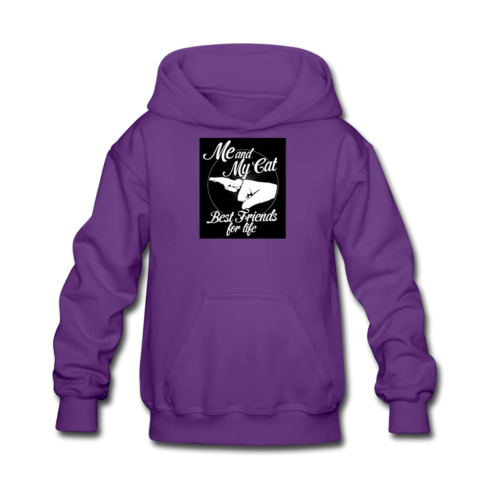 Me And My Cat Best Friends For Life Kids' Hoodie