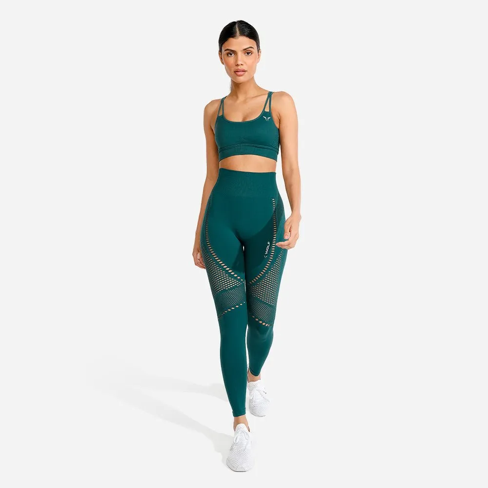 Meta Seamless Leggings - Teal