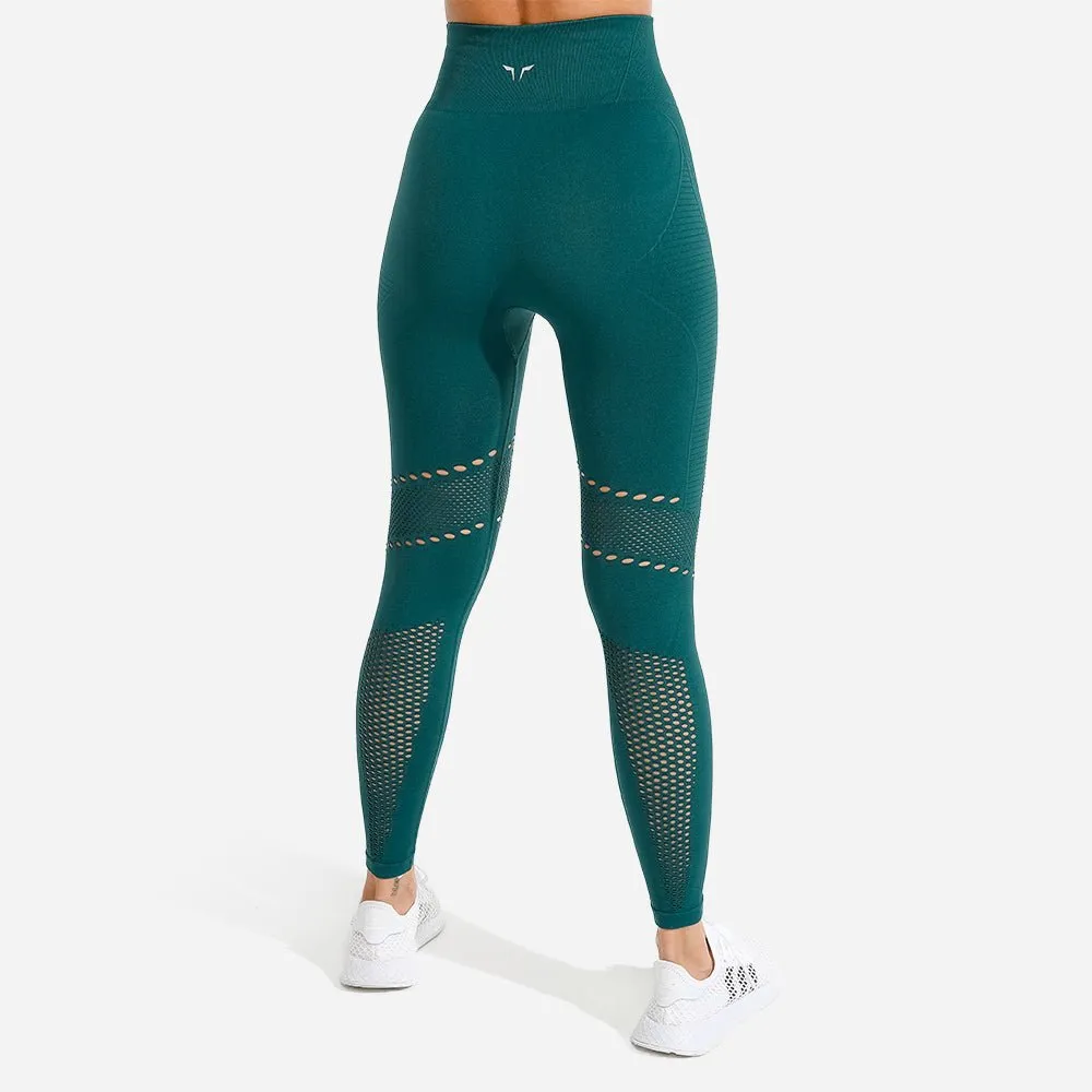 Meta Seamless Leggings - Teal