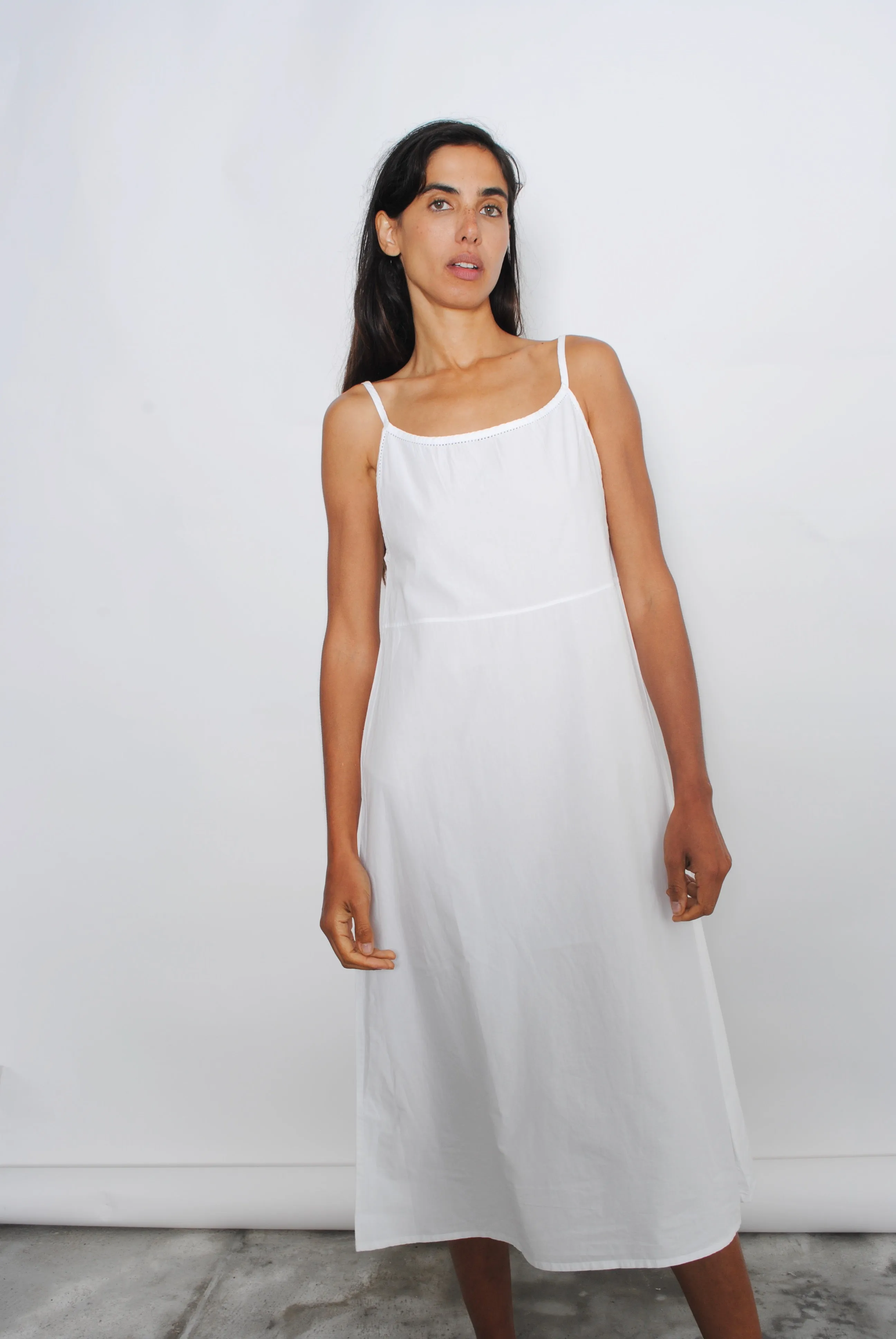 Midi Slip,  White