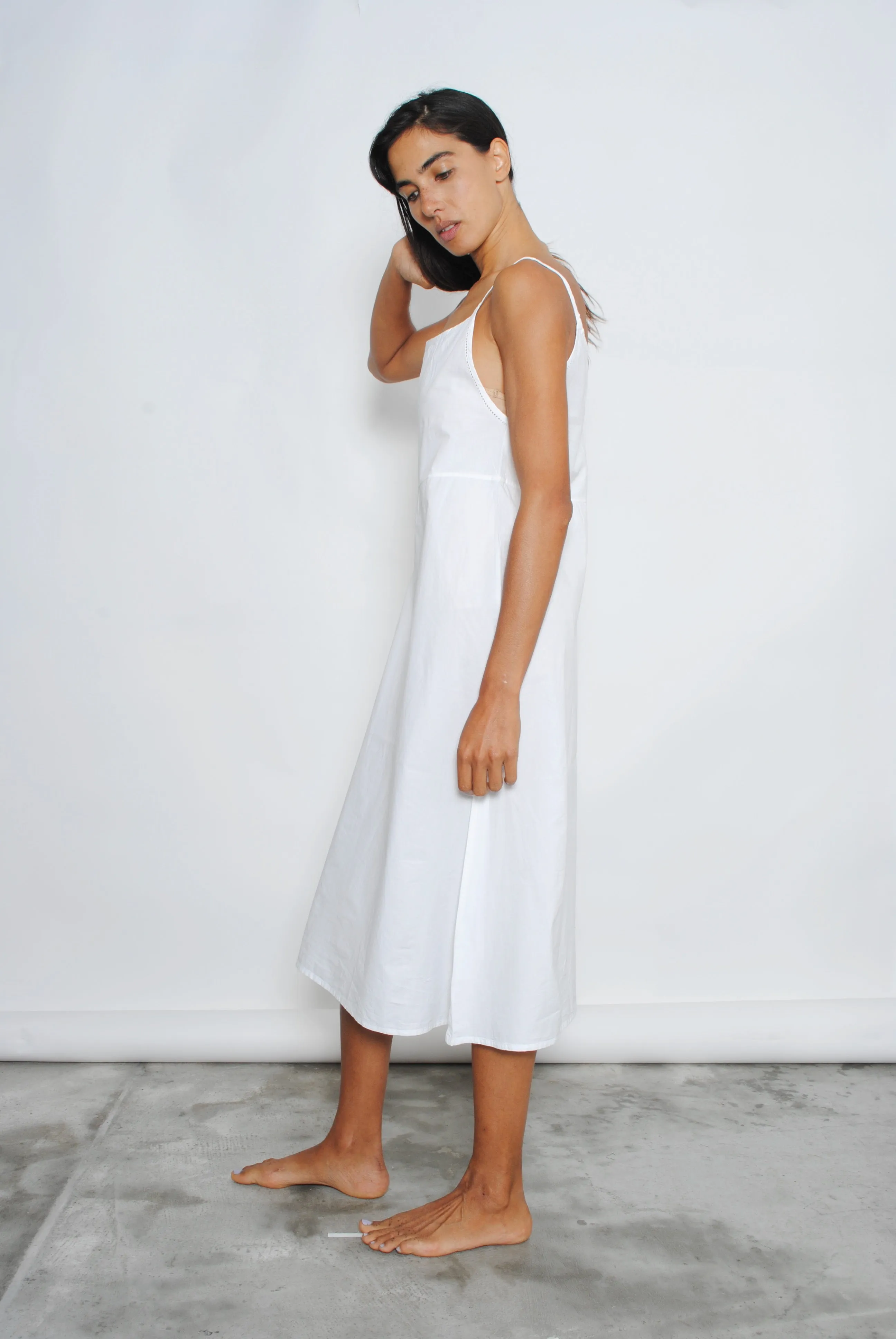 Midi Slip,  White