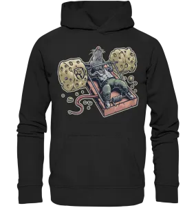 Mighty Mouse Benchpressing Hoodie (EU)