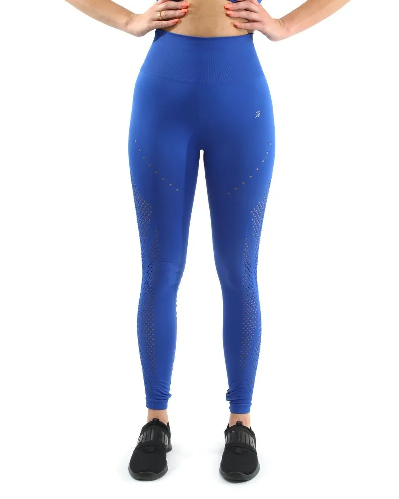 Milano Seamless Set - Leggings & Sports Bra - Blue [MADE IN ITALY]