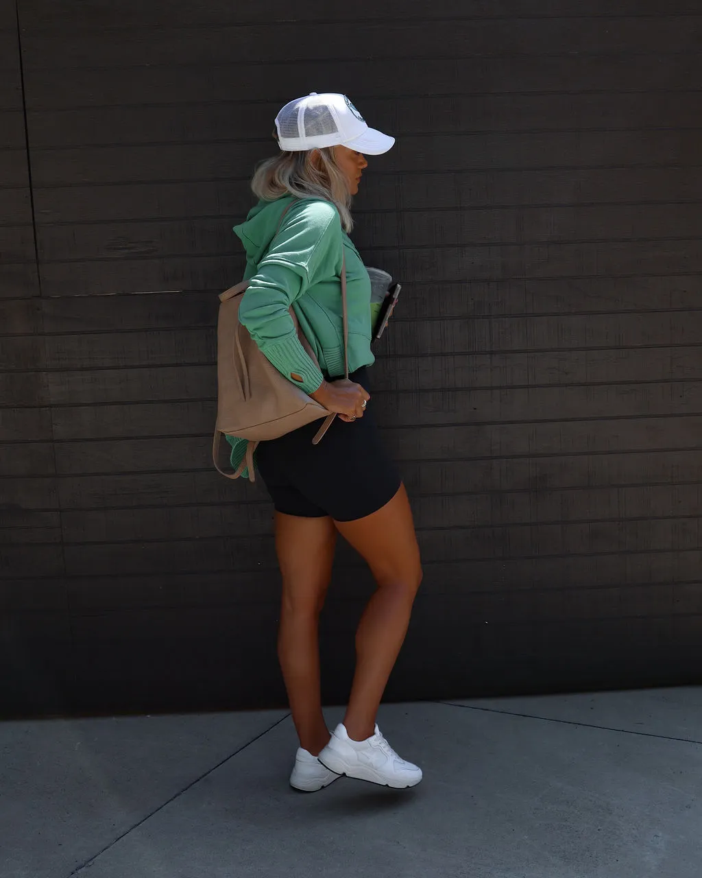 Mindful Cotton Pocketed Henley Hoodie