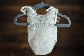 Mohair Bodysuit - White
