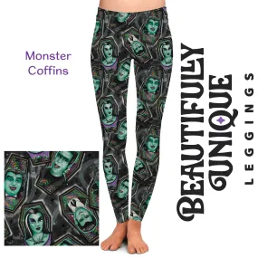 Monster Coffins (Semi-Exclusive) Leggings