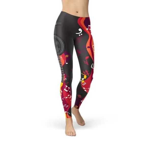 Musical Vibes Full-Length Leggings