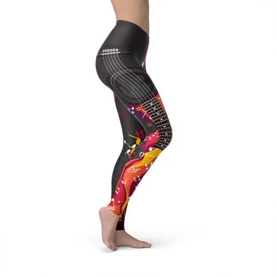 Musical Vibes Full-Length Leggings