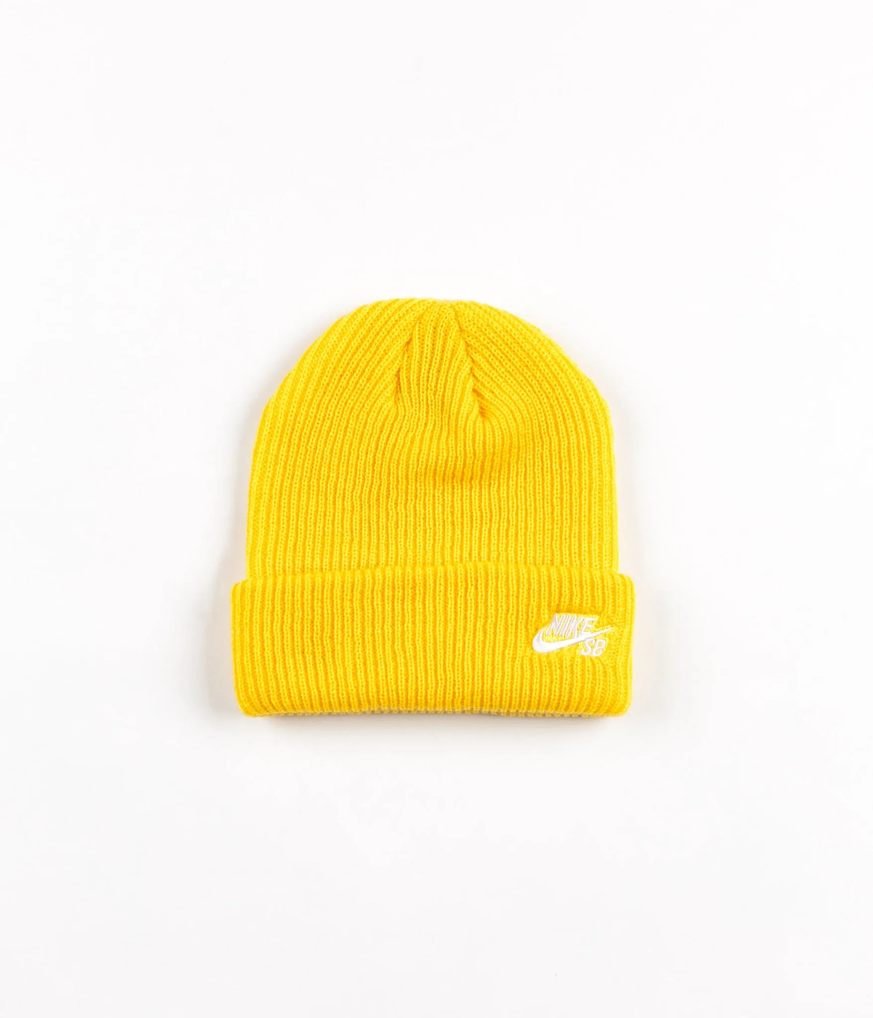 Nike SB Fisherman Beanie - Tour Yellow / White