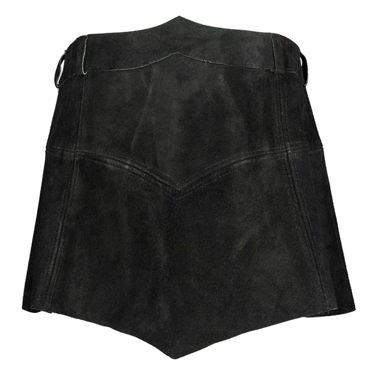 Nuala Leather Skirt - Suede